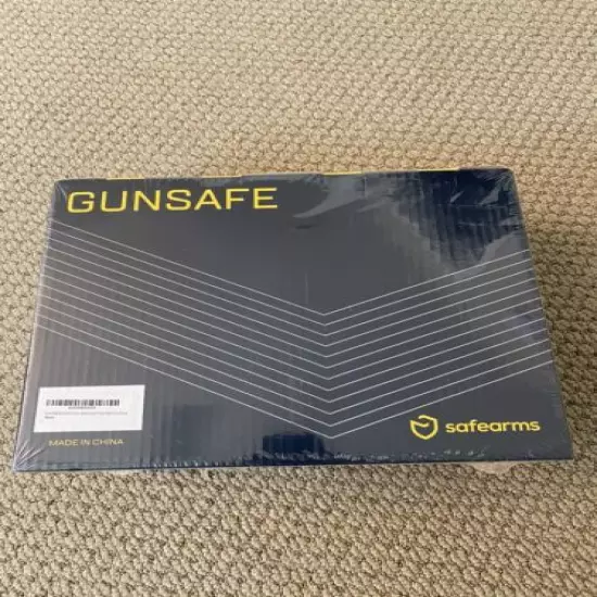 Biometric Gun Safe Quick-Access Safety Device Fingerprint. UNOPENED. Read Des.