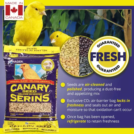 Hagen Canary Staple Vme Seed, 3-Pound