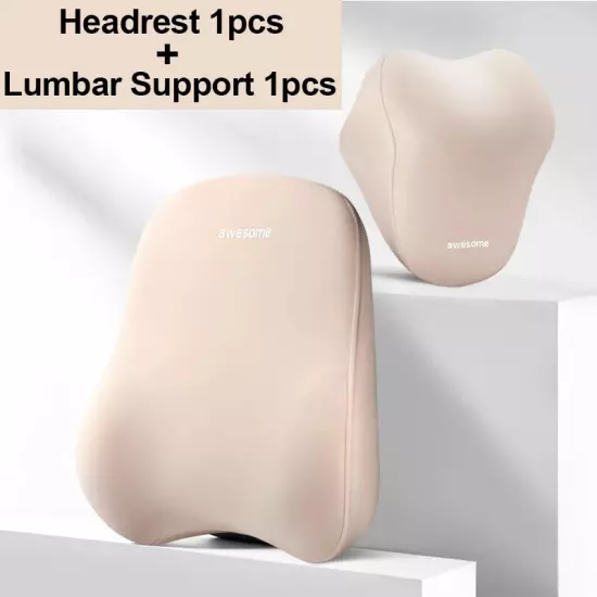 Car Pillow Neck Pillow Cervical Lumbar Support Car Headrest Back Pad Back Pillow