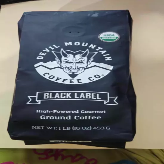 Devil Mountain "Black Label" Dark Roast Ground Coffee