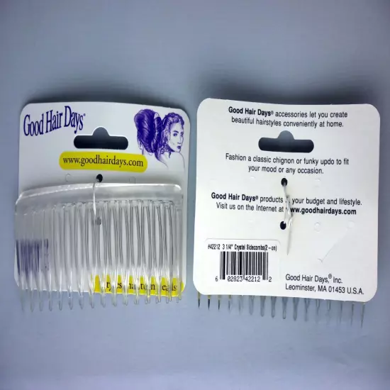 The Original Grip-Tuth® Good Hair Days Tuck Side Combs Made in USA Mix&Match