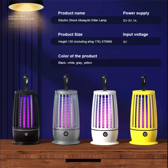 Electric Fly Bug Zapper Mosquito Insect Killer LED Light Trap Pest Control Lamp