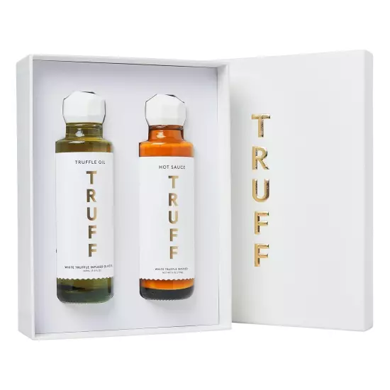 TRUFF White Truffle Gift Set, Oil and Hot Sauce, Holiday 2-Pack 