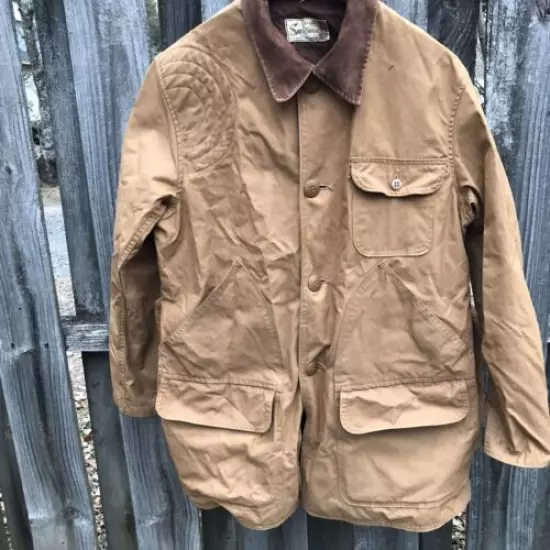  Vintage Sears Sportswear Hunting Jacket USA, Minor Stitching Problem, Stains