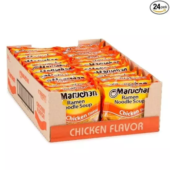 Maruchan Ramen Chicken, 3 Ounce (Pack of 24)