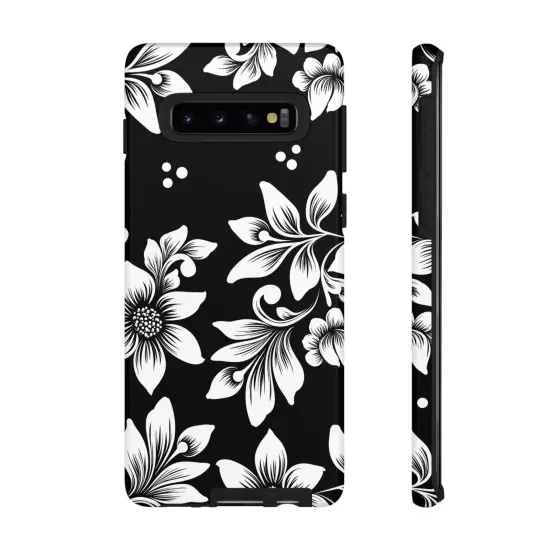 Black & White Floral Style - Tough Cases