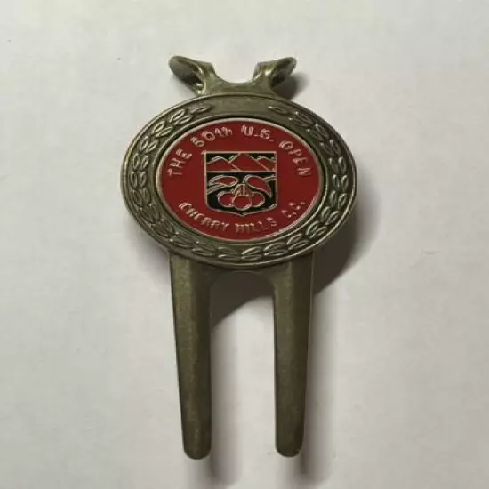 1960 U.S. Open Championship Divot Tool & 2 Golf Markers - Arnold Palmer Winner! 