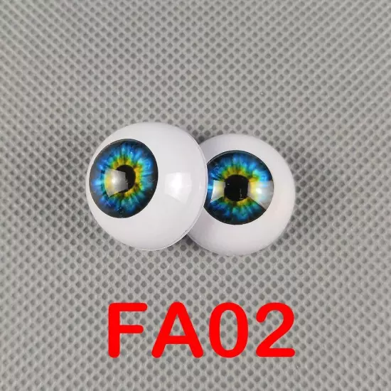 2x Lifelike Reborn Baby Doll Eyes Acrylic Eyeball For Newborn Doll Supplies DIY