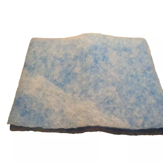 Cut Your Own Bonded Filter Fiber Pad Blue White Aquarium 16 x 46