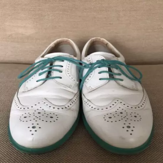 Ecco Womens Tour Hybrid Wing Tip Golf Shoes Size 9