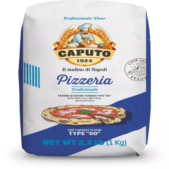 TDP Specialties Pizza Crust Pack 2 Kilos of Antimo Caputo Pizzaria Soft 00 Hi...