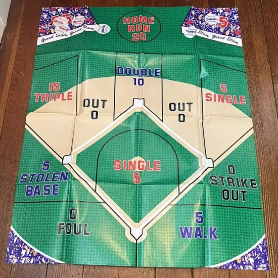 Grand Slam Baseball Party Game (like Pin Tail On Donkey) USED