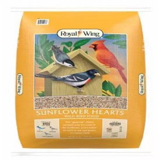 Royal Wing 13742 Pet Supplies 35 Pounds Sunflower Heart Wild Bird Food