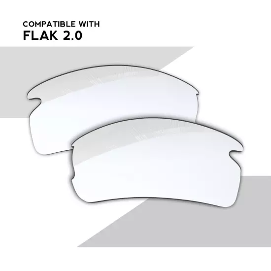 Wholesale POLARIZED Replacement Lenses for-Oakley Flak 2.0 OO9295 Sunglasses