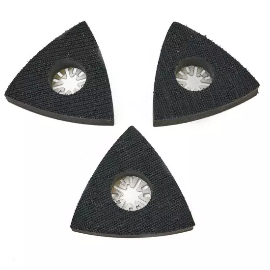 5x Triangular Sanding Pad For Oscillating Multi Tool Hook & Loop Sanding Disc AU