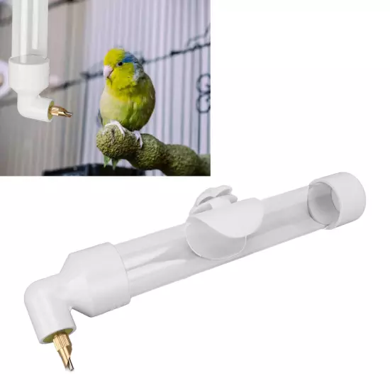 260ml Automatic Bird Water Feeder Needle Spout Large Capacity Leakproof Parrot