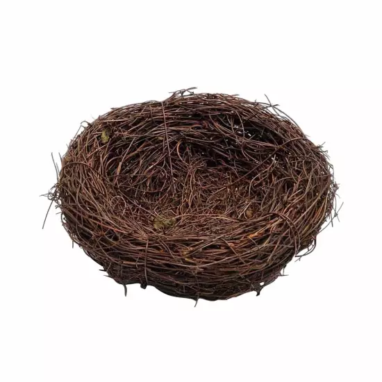 6/20CM Woven Rattan Bird's Nest Crafts Handmade Dry Natural Bird Nest for-Garden