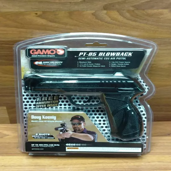 Gamo Pt-85 Blowback Pellet Pistol CO2 Powered 450 FPs - Best Air Pistol 2022