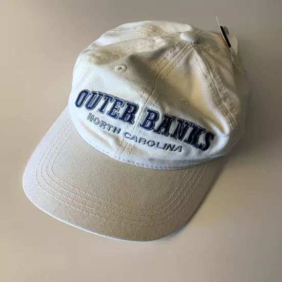 NWT Outer Banks White and Blue Baseball Cap