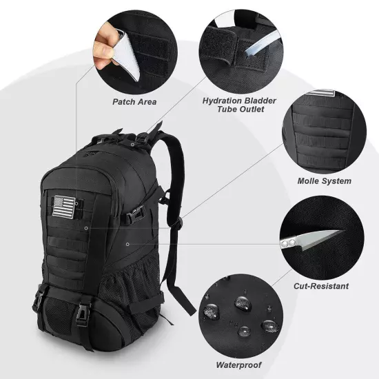 Men Women 17.3'' Backpack Bookbag School Travel 15.6" Laptop Rucksack Zip Bag