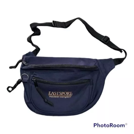 eastsport outdoor Company Fanny pack Blue With 3 Pocket Areas. Around Waist