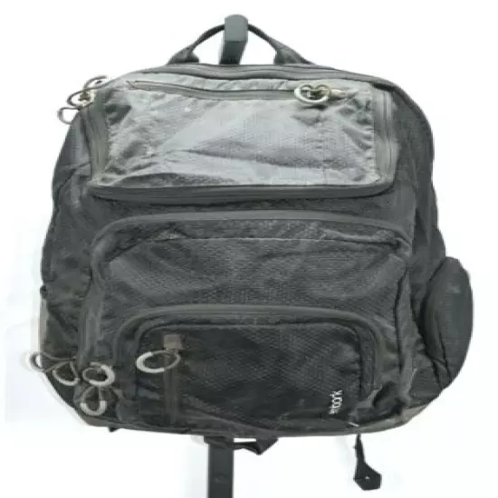 Embark black backpack 100% polyester size 12.5" X 11" X 19" 