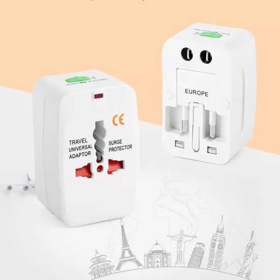 Travel Adapter World Wide Use Universal New Plug Charger UK EU AU US Port