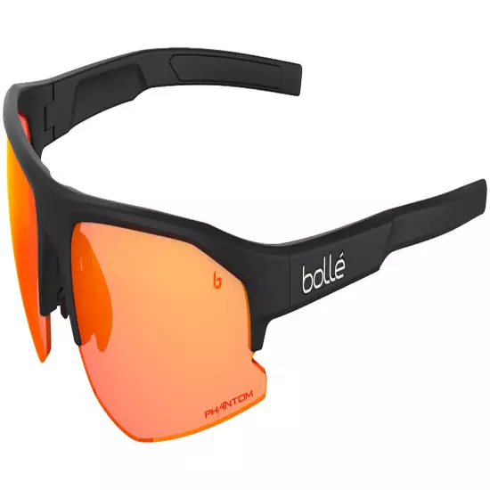 Bolle Bolt 2.0 Photochromic Black Semi-Rimless Wrap Sunglasses BS003010 Taiwan