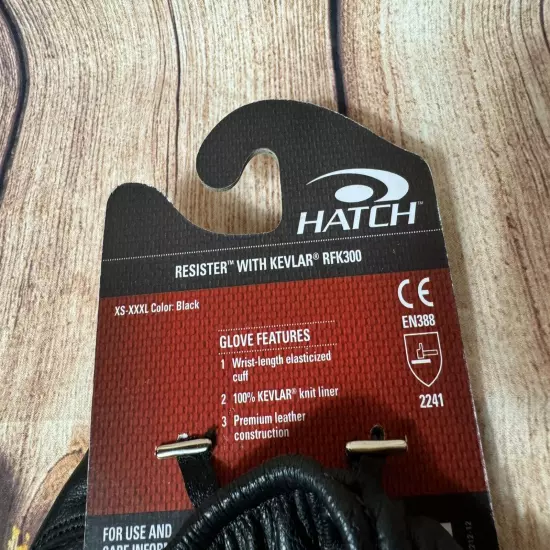 HATCH RFK300 Resister With Kevlar Leather Cut-Resistant Gloves Size M NEW