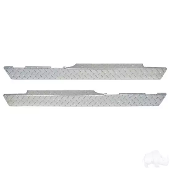 EZGO TXT Golf Cart Diamond Plate Rocker Panels Set (1996+)