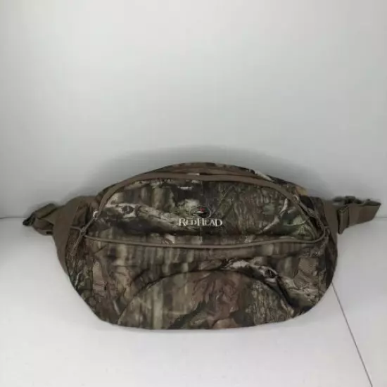 RedHead Camo Fanny Pack Hunting Bag Hiking Fishing Large RealTree Padded Lumbar