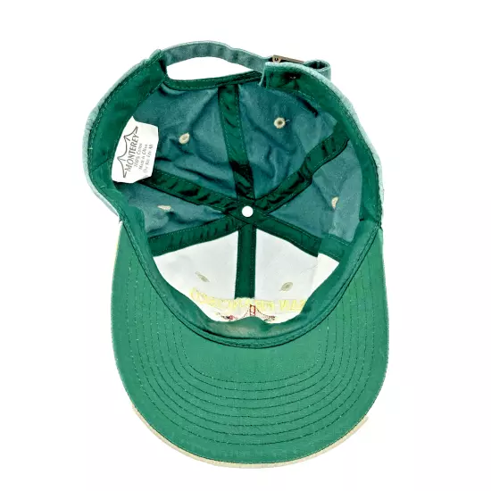 Adult SAN FRANCISCO CALFORNIA CAP Green Ivory - OSFM - Adjustable