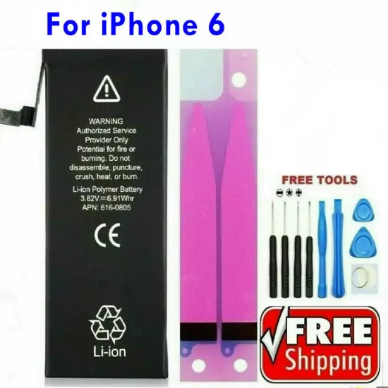 Internal Battery Replacement For iPhone 6 6S 7 8 11 12 Pro X XS XR Plus SE Tools