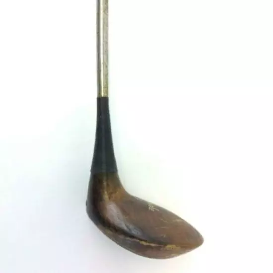 Vintage Used Damaged Burke Aristocrat 3 Wood BK28 Mens Golf Club Decorative