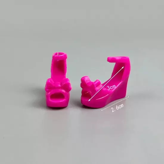 Sandals For 11.5inch Girl Doll Shoes Plastic High Heel Shoes For Blyth Licca