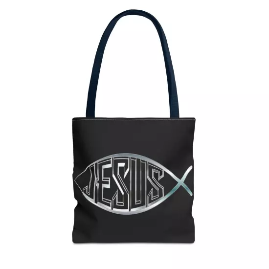 Tote Bag (AOP) - Jesus Fish