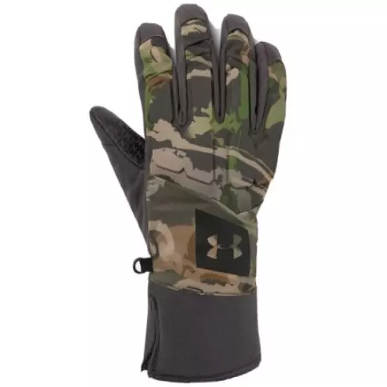 Under Armour Mens WindStopper Mid Season Hunt Gloves Size Large New With Tags