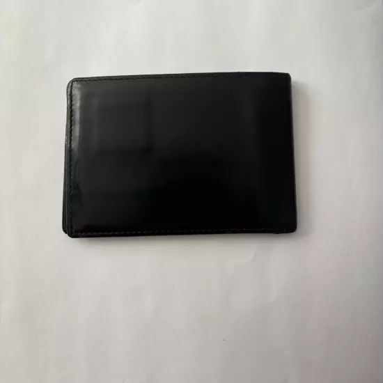 Authentic Fendi Black Leather Bi-Fold Wallet