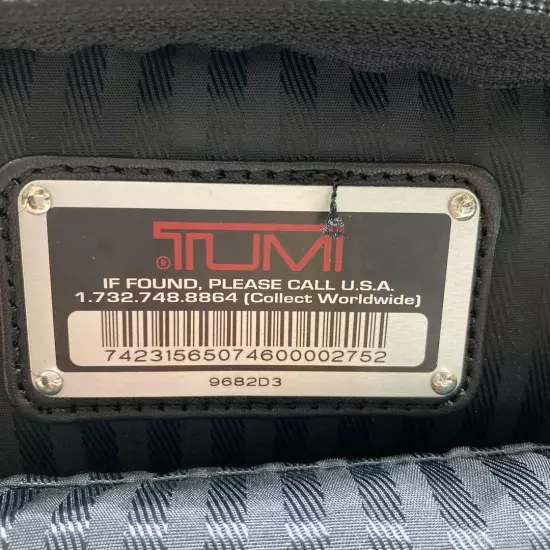 Tumi Rucksack A4 Size Nappa Leather Large Capacity Black Business Class