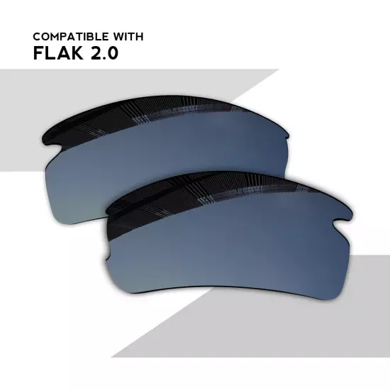 Wholesale POLARIZED Replacement Lenses for-Oakley Flak 2.0 OO9295 Sunglasses