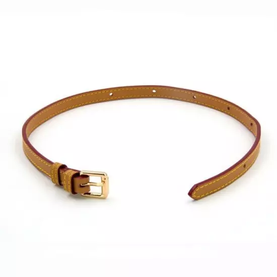 Real Leather Replacement Extension Strap Vachetta Natural Cowhide 3-Widths