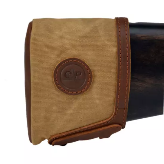 Leather Canvas Gun Cover Rifle Recoil Pad Butt Protector For Rifle and Shotgun