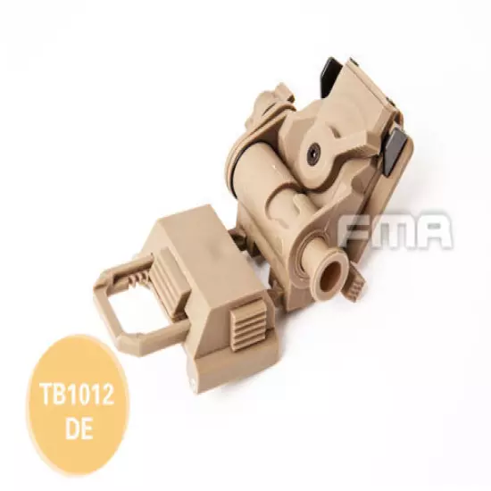 FMA L4G24 NVG Mount 100% Plastic Airsoft Helmet Mount Accessories TB1012 DE