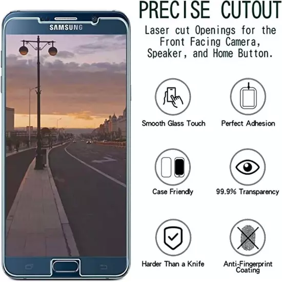 FOR SAMSUNG GALAXY NOTE 5 - TEMPERED GLASS CLEAR - 9H PROTECTORS - NEW