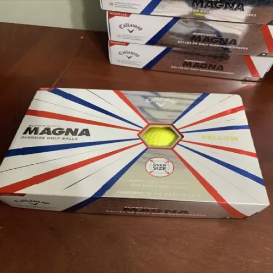 Callaway Golf Supersoft Magna Golf Balls, One Dozen, Yellow, Prior Generation