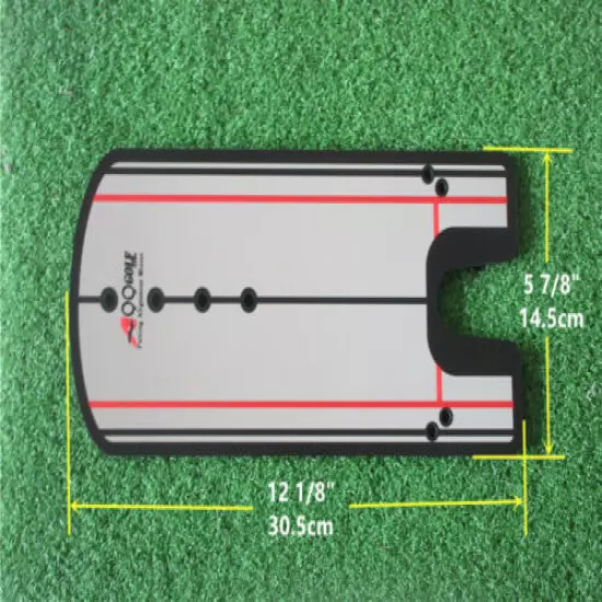 A99 Golf Putting Mirror I Training Alignment Aid w Blue Pouch Bag