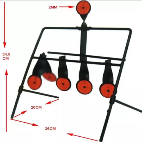 Heavy Duty Shooting Target Self Resetting Target Shooting Accessory