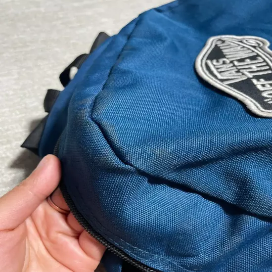 VANS Off The Wall Old Skool Backpack Schoolbag Blue Punk Skateboard