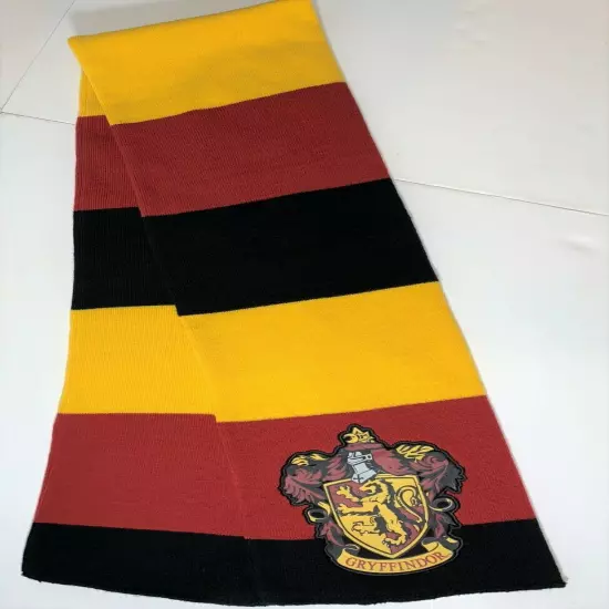 Bioworld Harry Potter Gryffindor Hogwarts Striped Sweater Scarf OSFM One Size