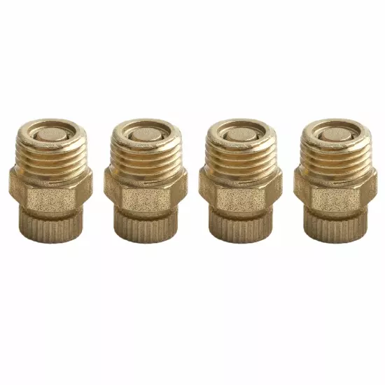 4PCS Small Air Pump Accessories Silent Air Compressor Drain Valve Screw Copper